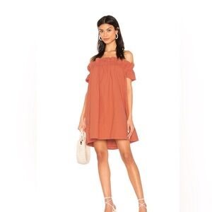 Free People Terracotta Mini Dress